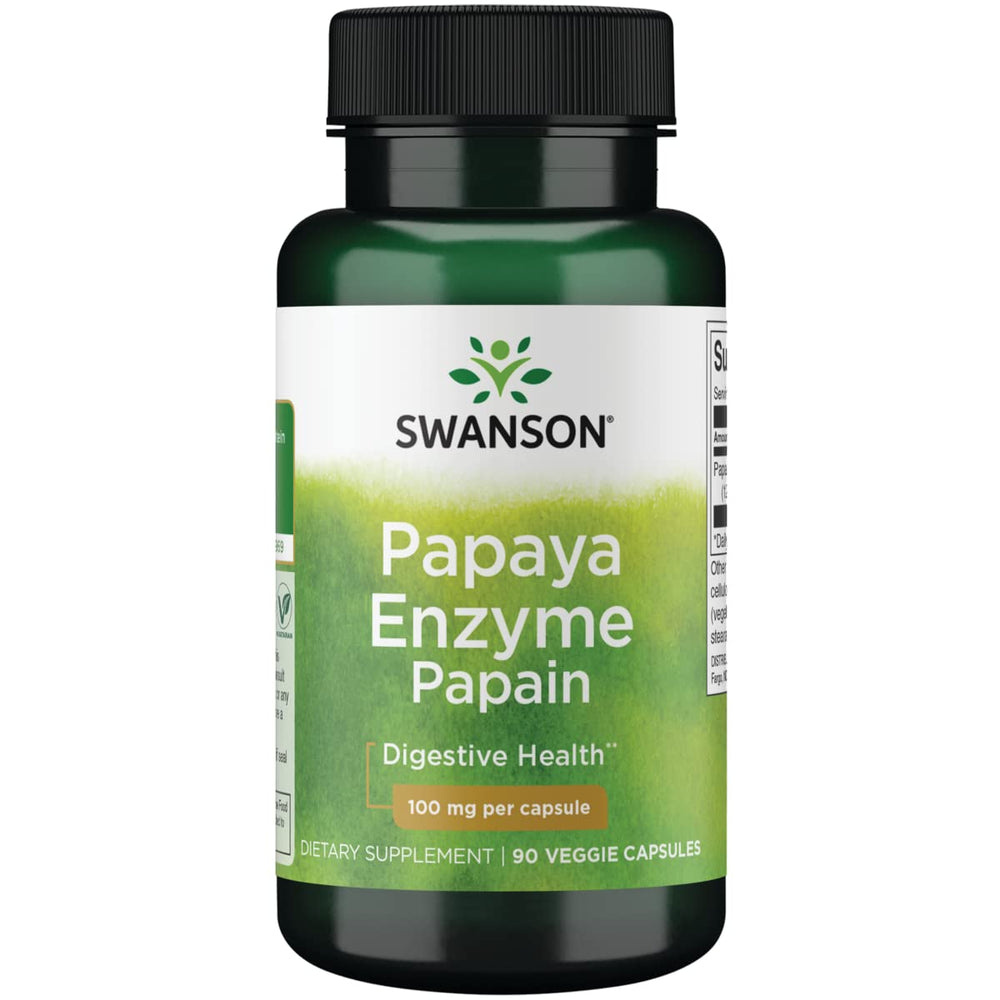 Papaya Papain Enzymes - 90 capsules