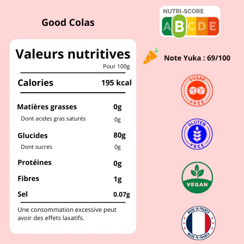 Bonbons cola - 50 gr