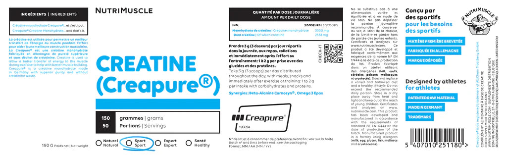 Creatine Creapure - 350 gr