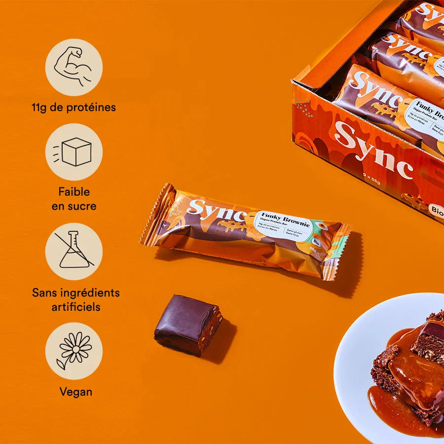 Barre protéinée Vegan Bio - 55 gr