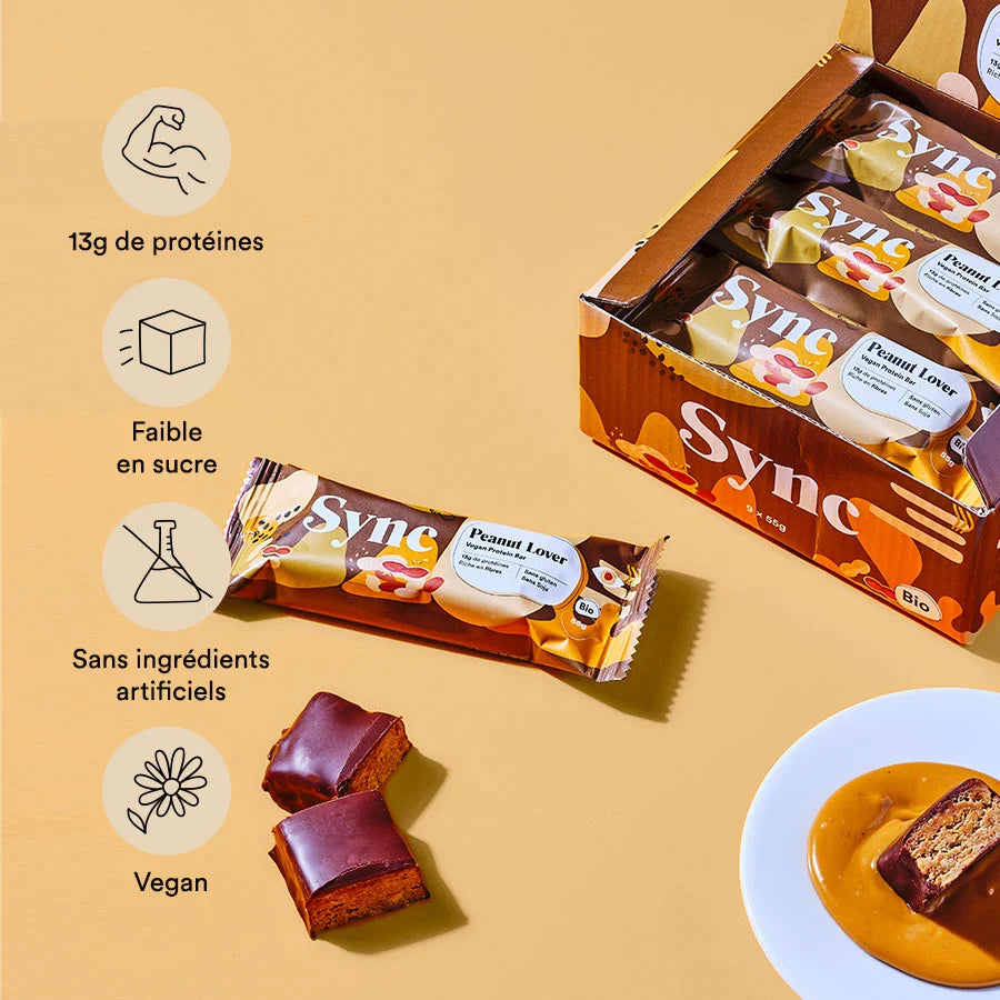 Barre protéinée Vegan Bio - 55 gr