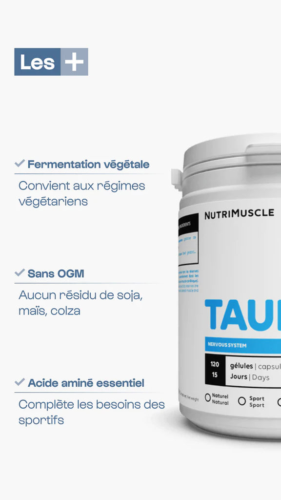 Taurine en poudre - 360 gr