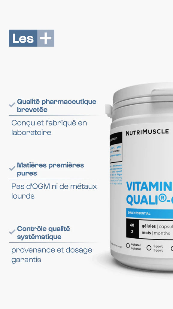 Vitamine C -Quali C en Poudre - 150 gr