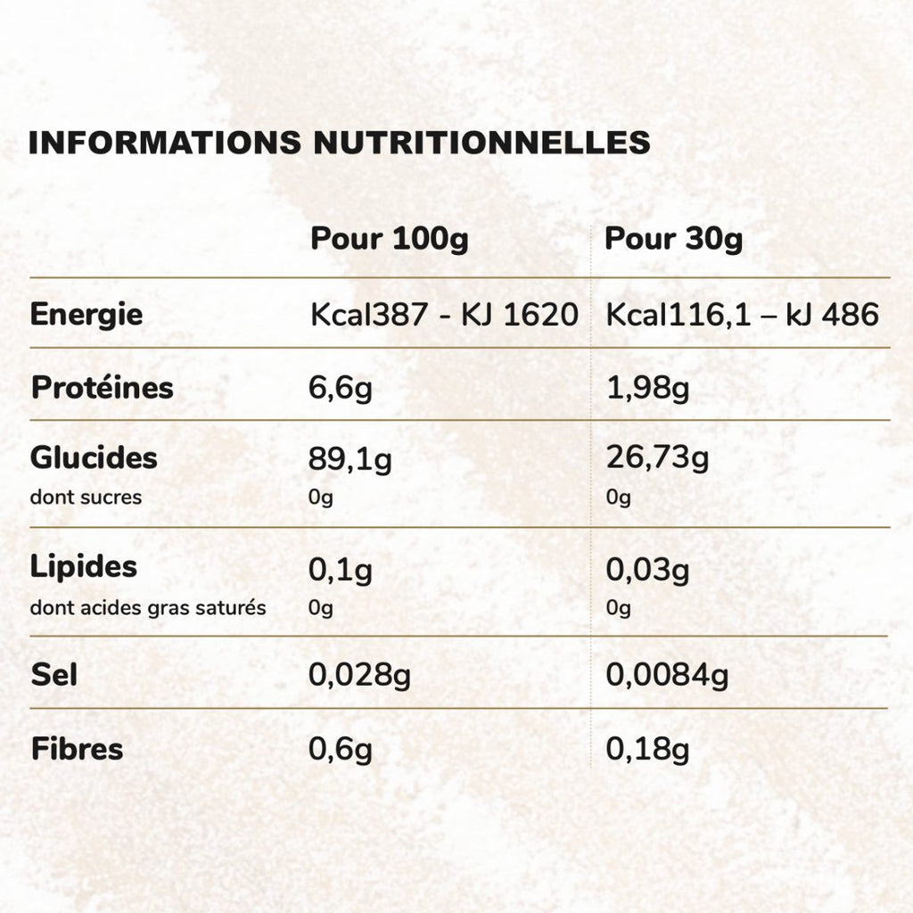 Süßkartoffelmehl - 3kg