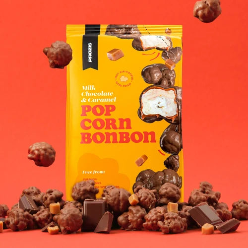 Popcorn Bonbon - Ch. au lait et Caramel   175 gr