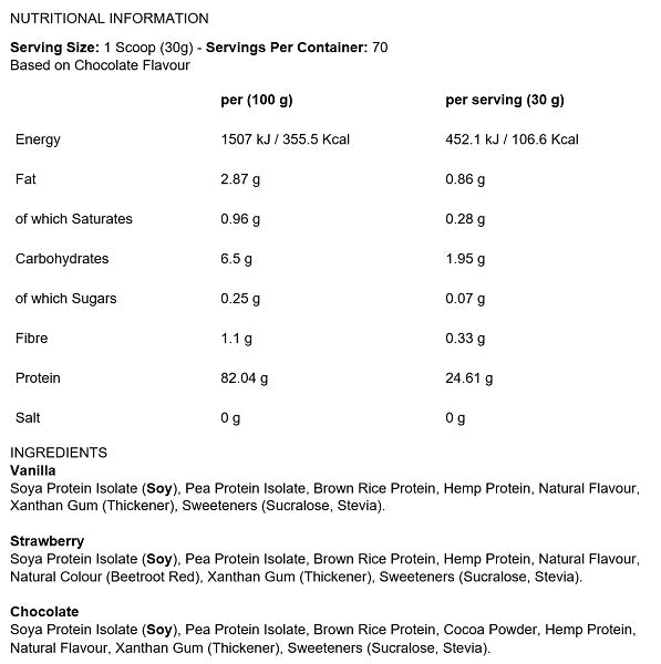 Vegan Pro   1.8-2 kg