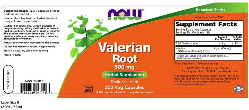 Valerian Root-100 Capsules