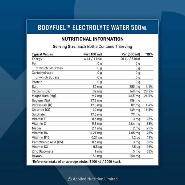 Boisson Electrolytes Bodyfuel 500 ml