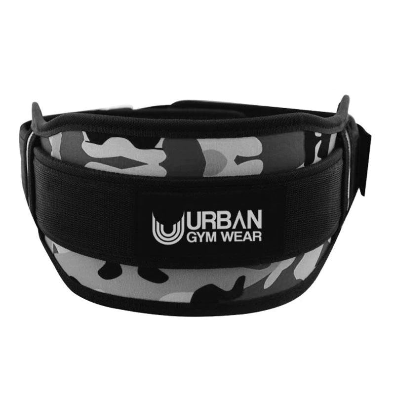 Gürtel aus Nylon in Camouflage-Optik, grau-grün